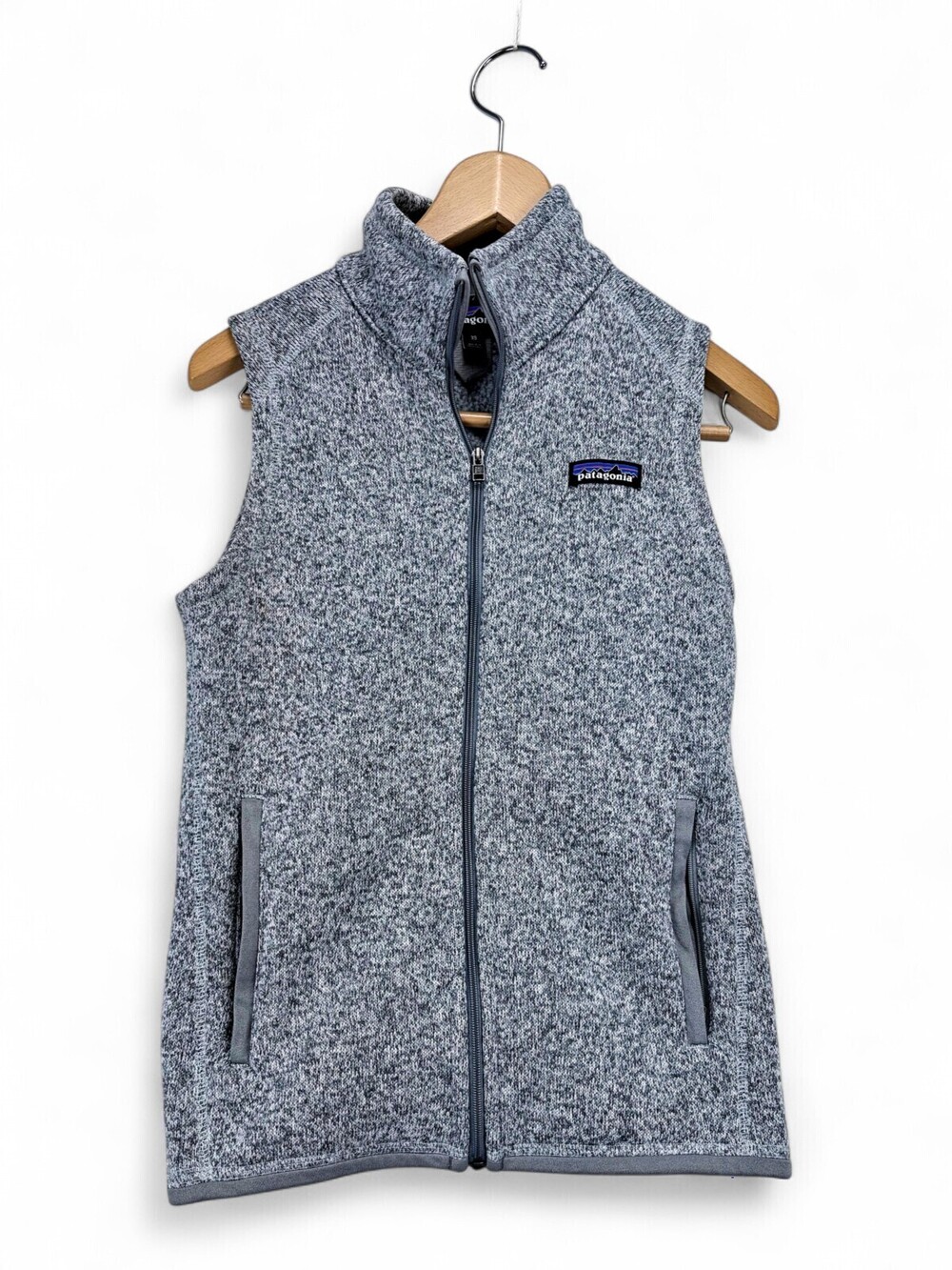 Patagonia Sweater-Fleece Vest Women's XS Heather Gray